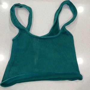 FREE PEOPLE MOVEMENT HAPPINESS RUNS SQUARE  CROP- XS/S